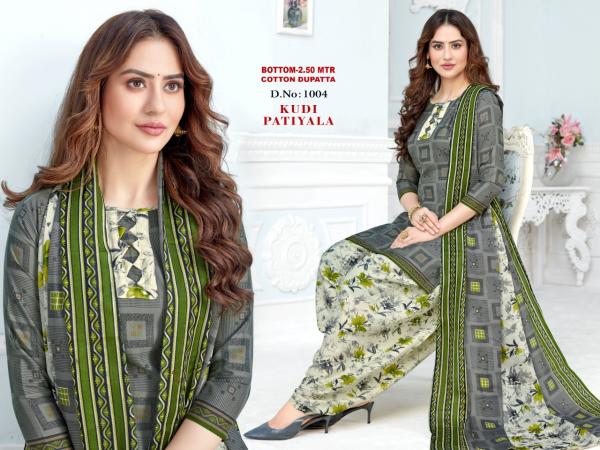 Kudi Patiyala 1 Fancy Cotton Casual Wear Dress Materials 